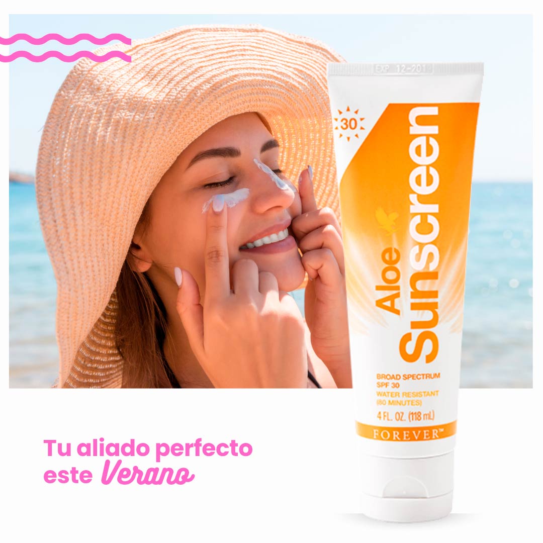 Bloqueador Solar de Aloe Vera - Aloe Sunscreen Lotion SPF30 - Lima Mia