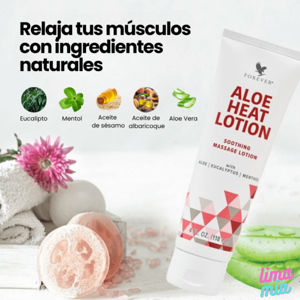 Crema Relajante - Aloe Heat Lotion - Image 4