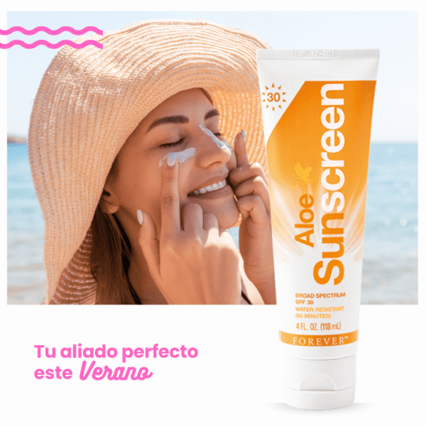 Bloqueador Solar - Aloe Sunscreen Lotion SPF30 - Image 3