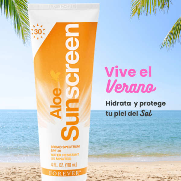 Bloqueador Solar - Aloe Sunscreen Lotion SPF30 - Image 4