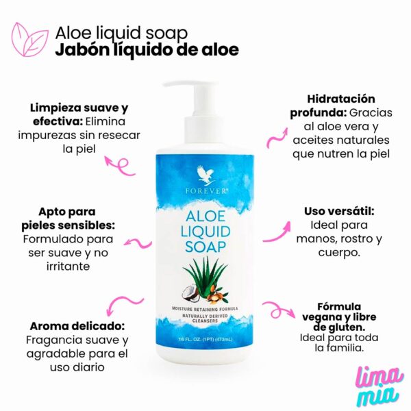 jabon liquido con aloe vera