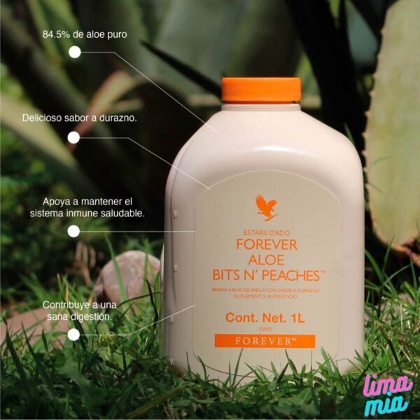 aloe bits peaches forever