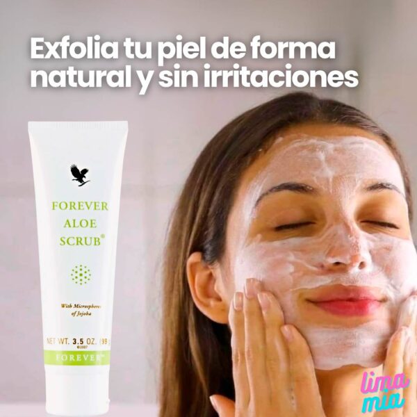 exfoliante de aloe vera para la cara