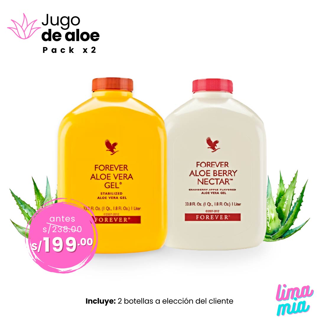 Pack X2 – Gel de Aloe Vera – Forever Living®