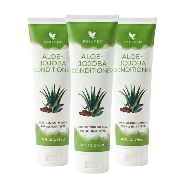 Pack x3 de Aloe-Jojoba Conditioner de Forever, acondicionador de aloe vera y jojoba