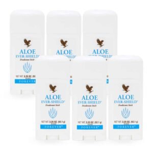Pack x6 de desodorante sin aluminio Aloe Ever-Shield de Forever