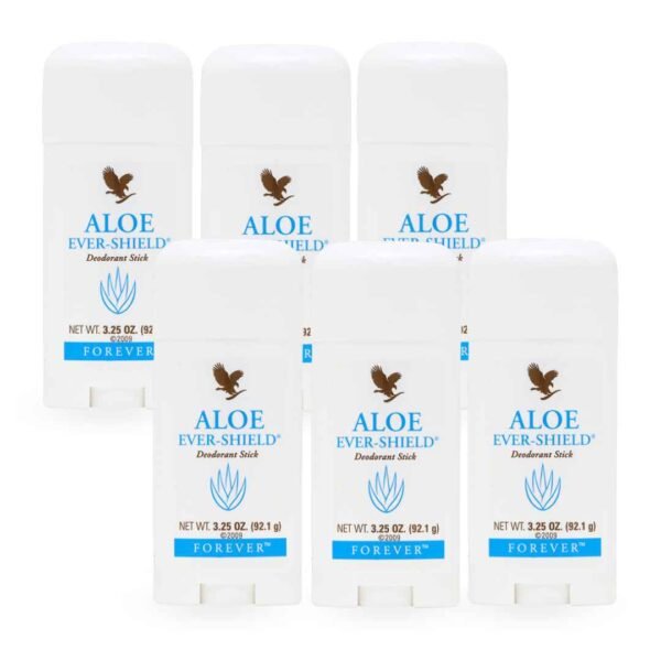 Pack x6 de desodorante sin aluminio Aloe Ever-Shield de Forever
