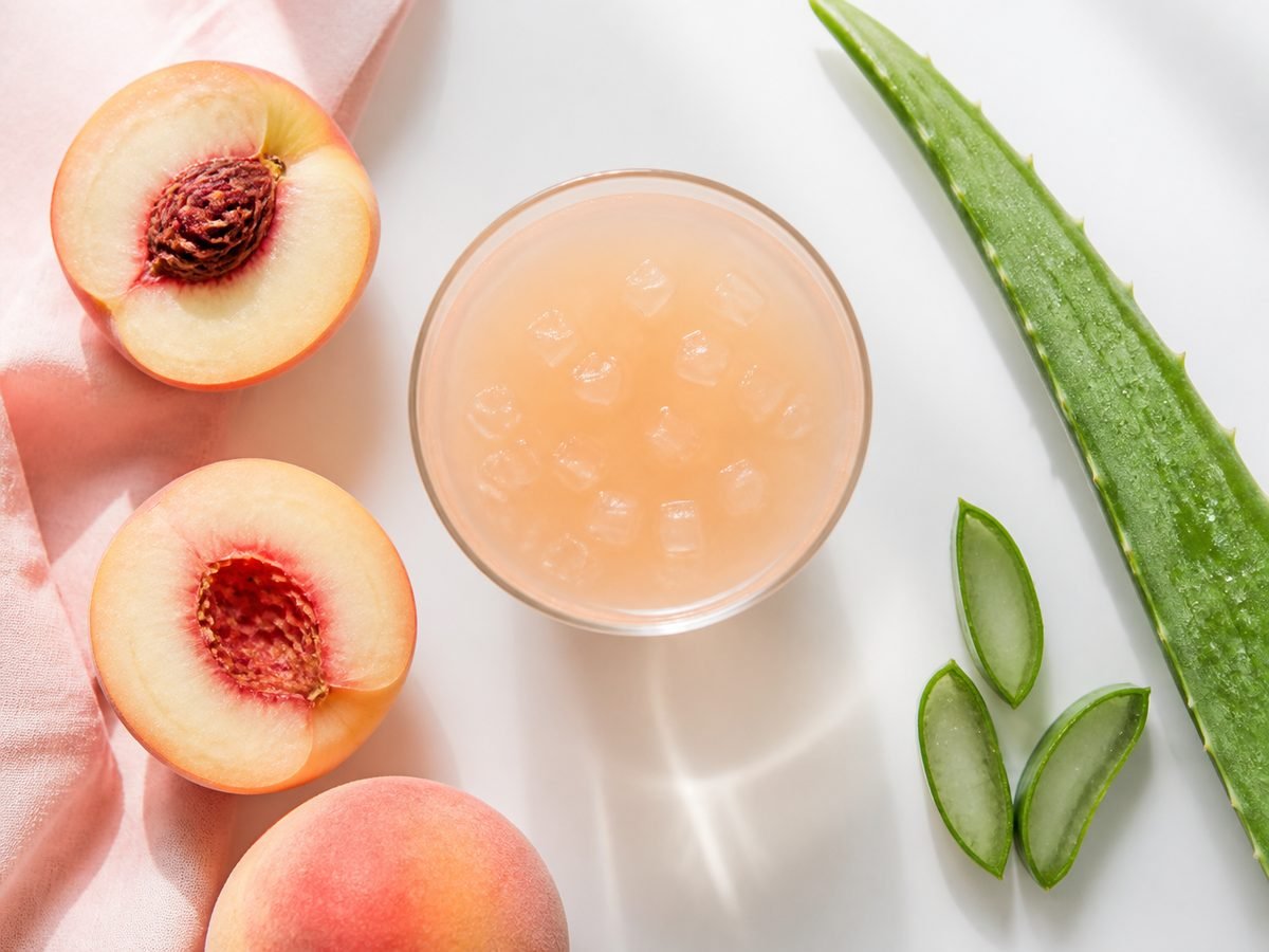 forever aloe peaches