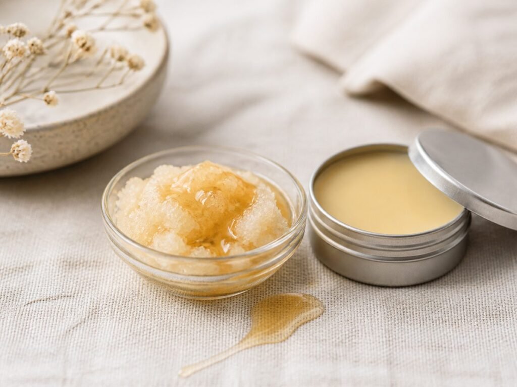 exfoliar los labios
