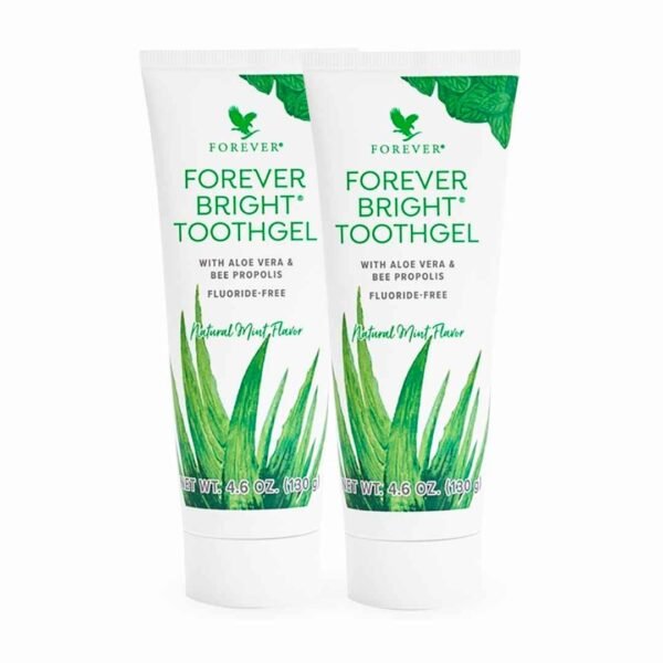 Pack x2 de pasta dental sin flúor Forever Bright Toothgel