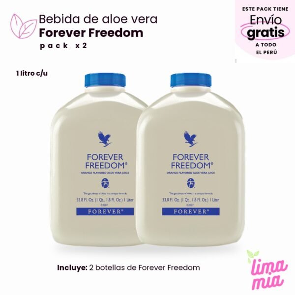 Pack x2 de Jugo Forever Freedom: 2 botellas de Forever Freedom