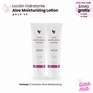 Pack x2 de Loción hidratante Aloe Moisturizing: 2 lociones Aloe Moisturizing