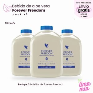 Pack x3 de Jugo Forever Freedom: 3 botellas de Forever Freedom