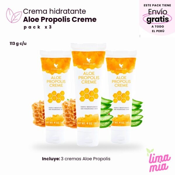 Pack x3 de Crema hidratante Aloe Propolis: 3 cremas Aloe Propolis