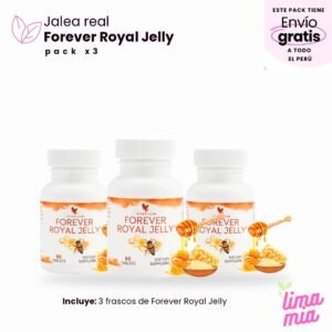 Pack x3 de Forever Royal Jelly, jalea real: 3 frascos de Forever Royal Jelly