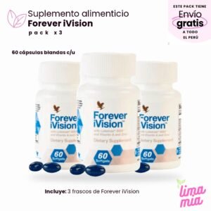 Pack x3 de Forever iVision: 3 frascos de Forever iVision