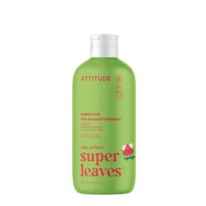Baño de burbujas para niños ATTITUDE sandía y coco, 473 ml