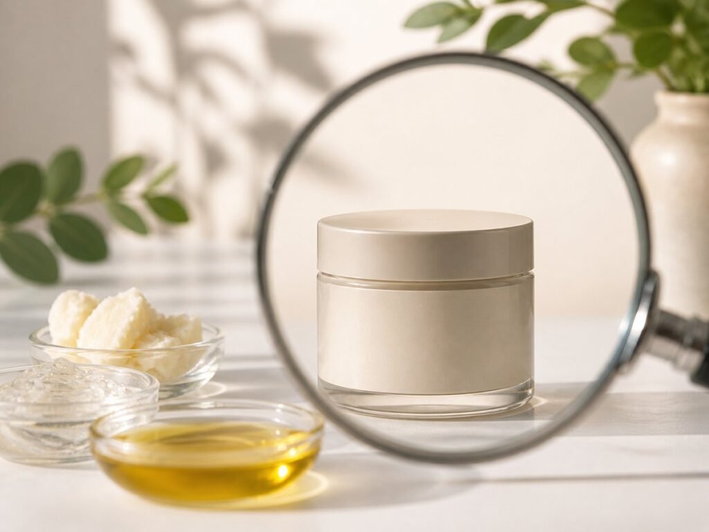 ingredientes de una crema hidratante