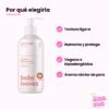 Crema Corporal para Bebé Néctar de Pera: por qué elegirla (textura ligera, humecta y protege, vegana e hipoalergénica, aroma néctar de pera)