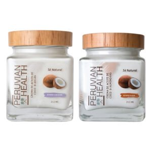 Pack x2 crema de coco Peruvian Health argán y almendras 212 ml – Lima Mía