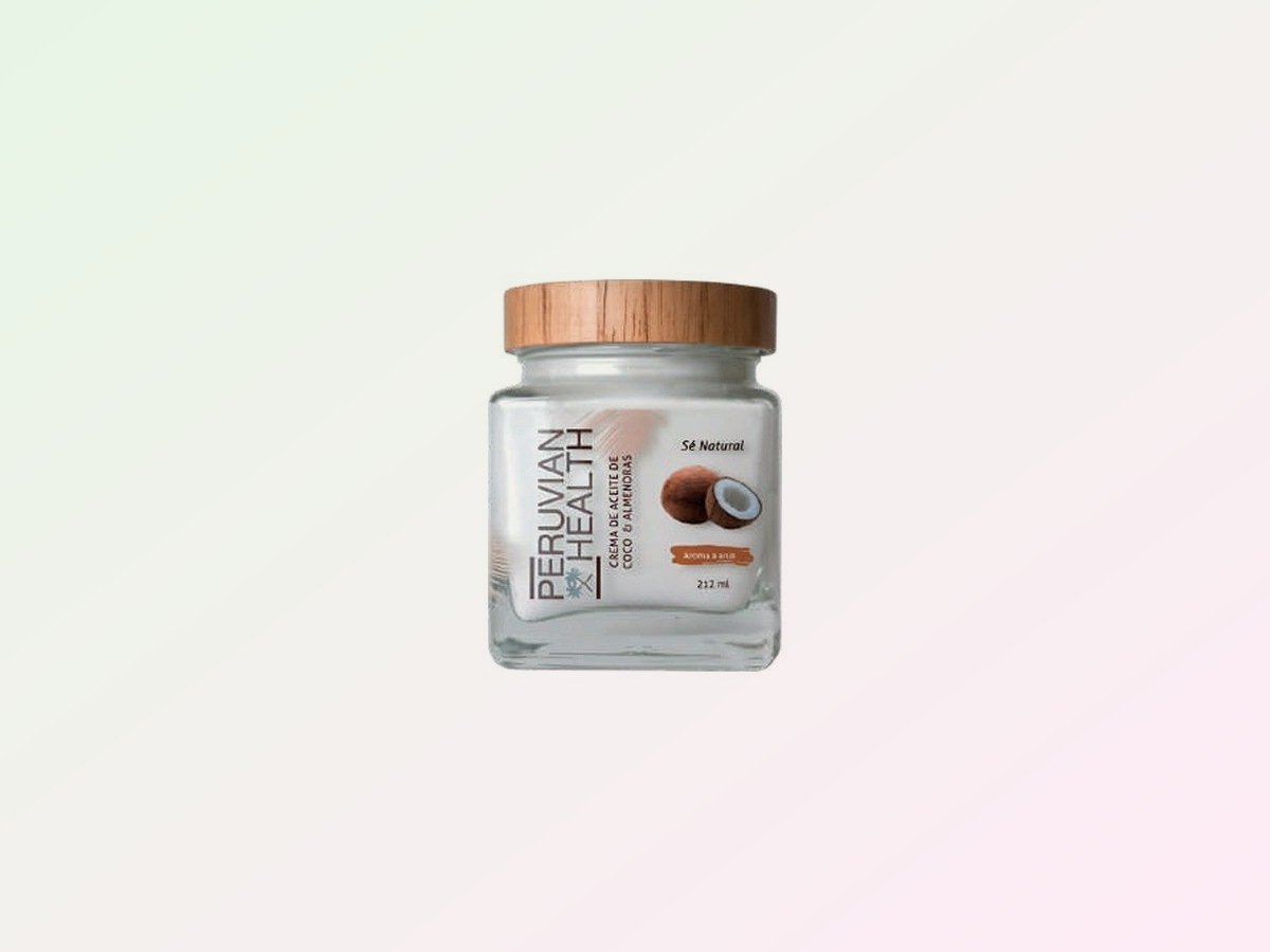 crema de coco y almendras