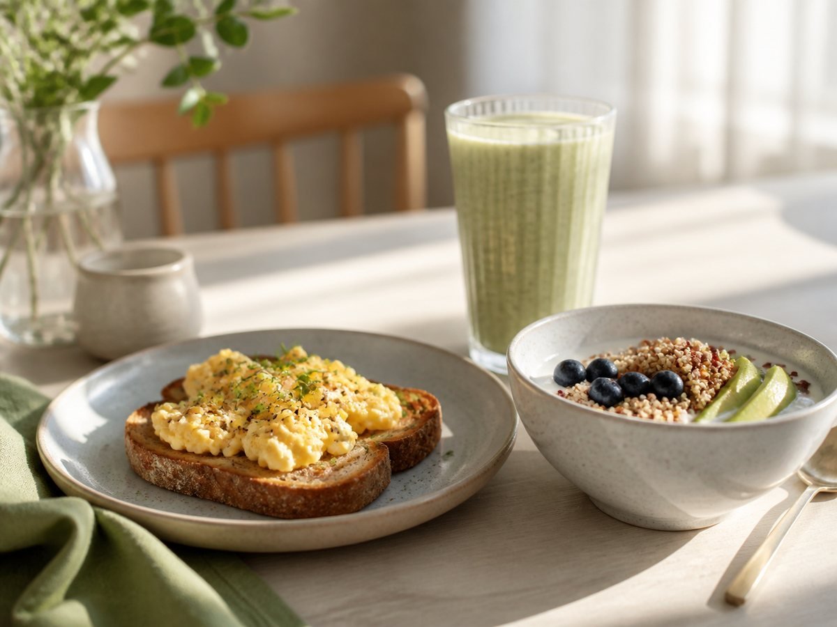 desayuno con proteína
