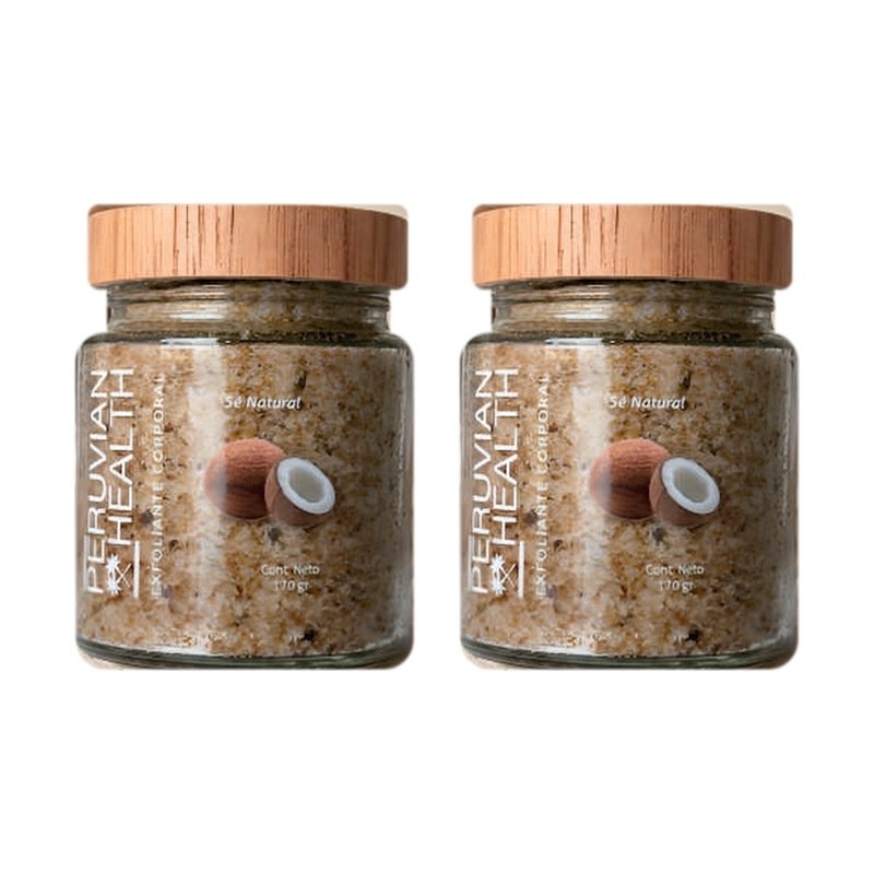 Pack x2 exfoliante corporal de coco Peruvian Health 170 g – Lima Mía