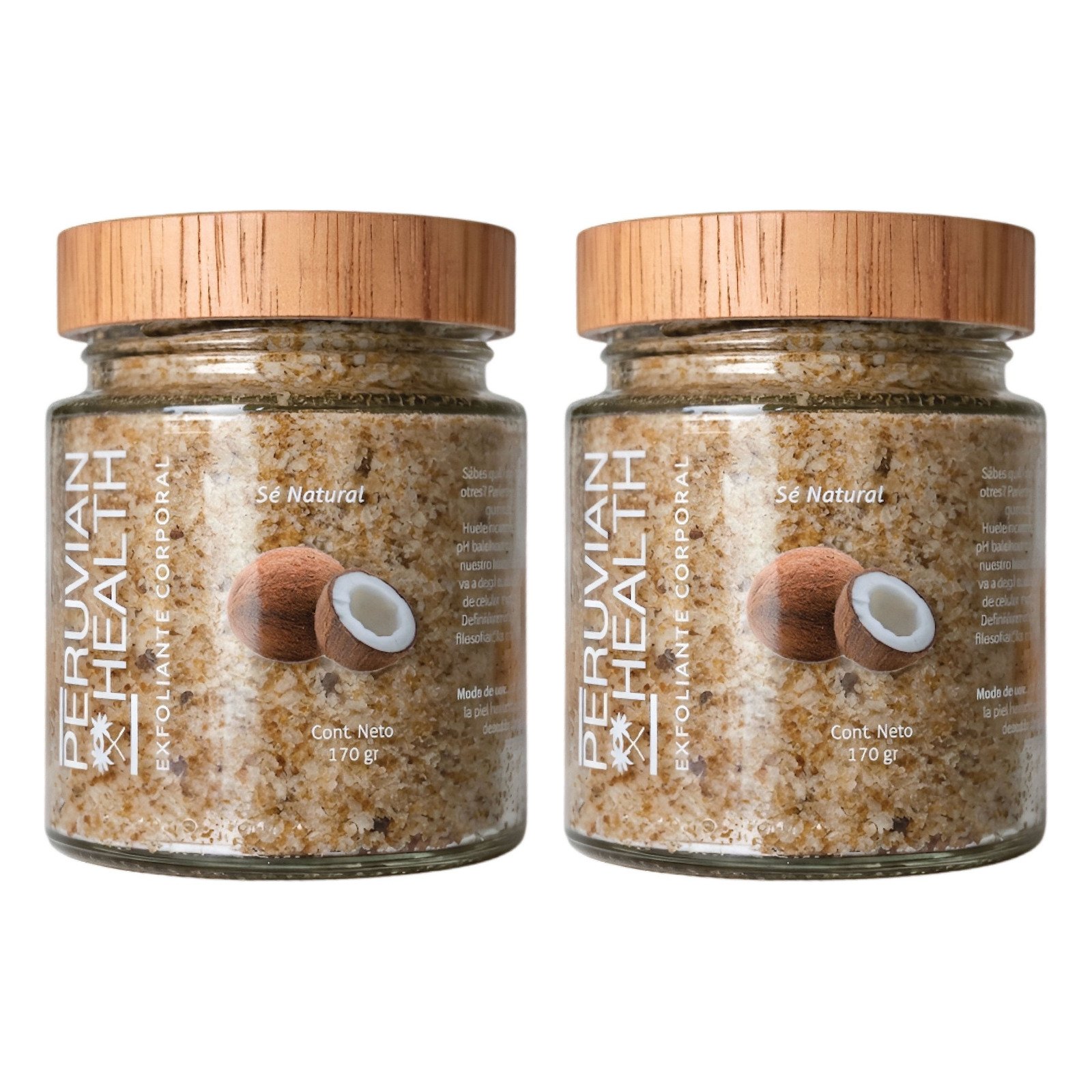Pack x2 exfoliante corporal de coco Peruvian Health 170 g – Lima Mía