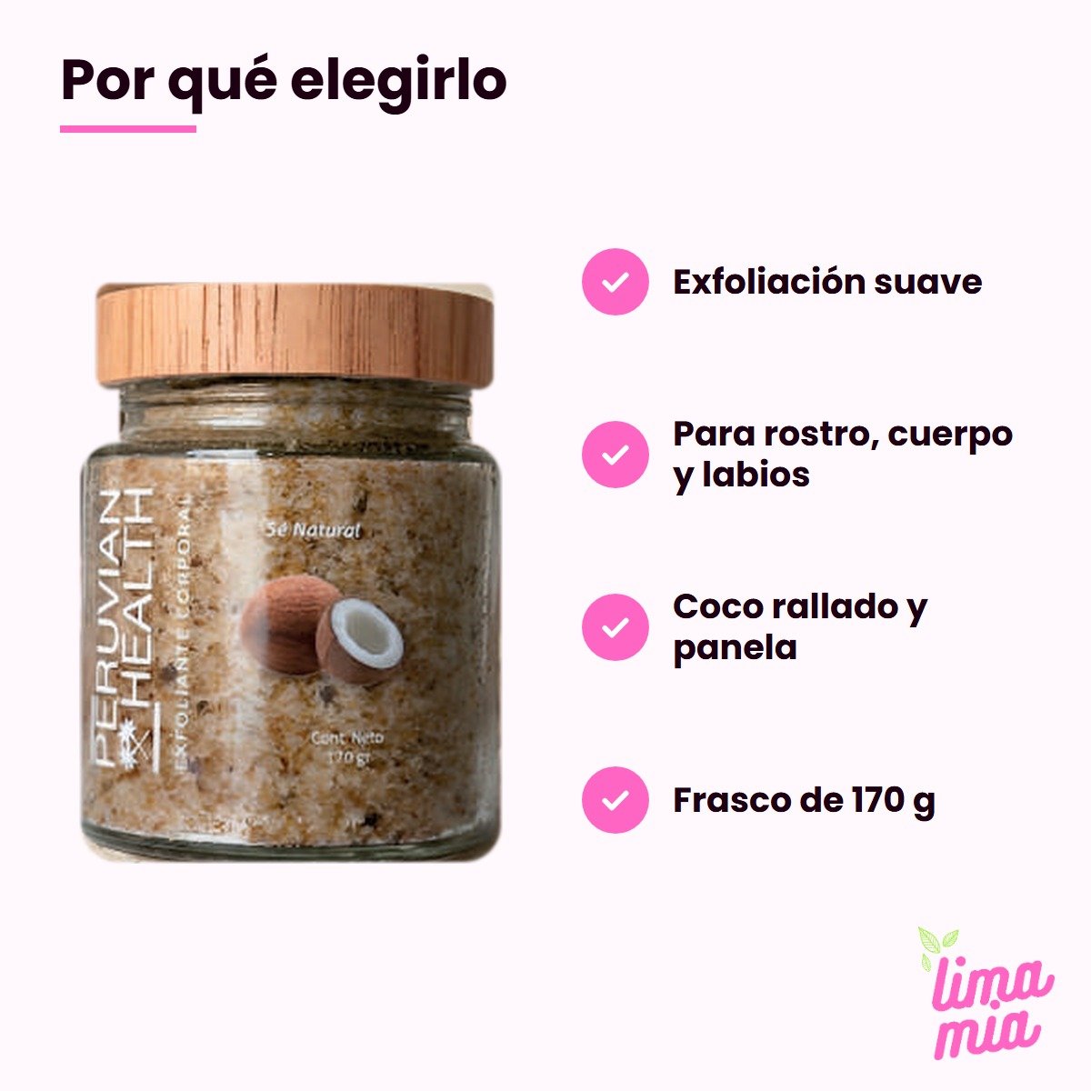 Beneficios del exfoliante corporal de coco Peruvian Health: por qué elegirlo – Lima Mía