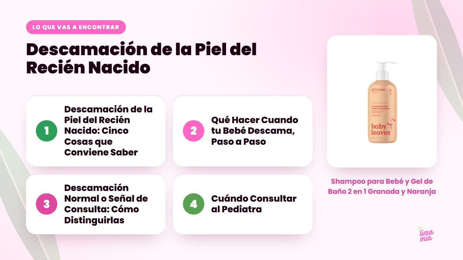 Lo que vas a encontrar en «Descamación de la Piel del Recién Nacido»: Descamación de la Piel del Recién Nacido: Cinco Cosas que Conviene Saber, Qué Hacer Cuando tu Bebé Descama, Paso a Paso, Descamación Normal o Señal de Consulta: Cómo Dist