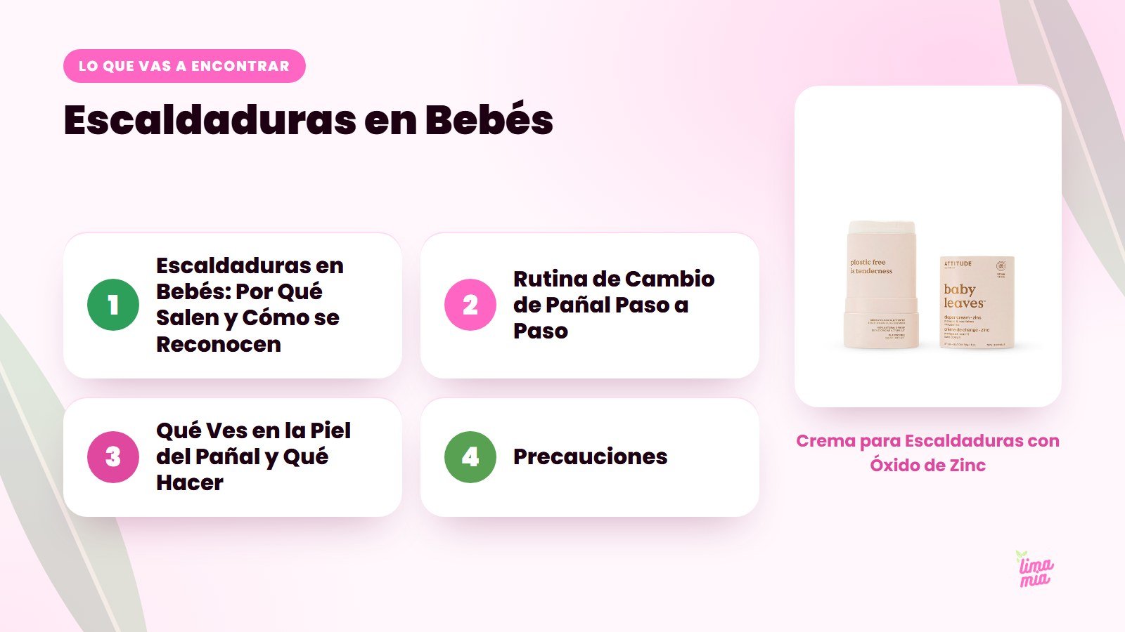 Lo que vas a encontrar en «Escaldaduras en Bebés»: Escaldaduras en Bebés: Por Qué Salen y Cómo se Reconocen, Rutina de Cambio de Pañal Paso a Paso, Qué Ves en la Piel del Pañal y Qué Hacer, Precauciones