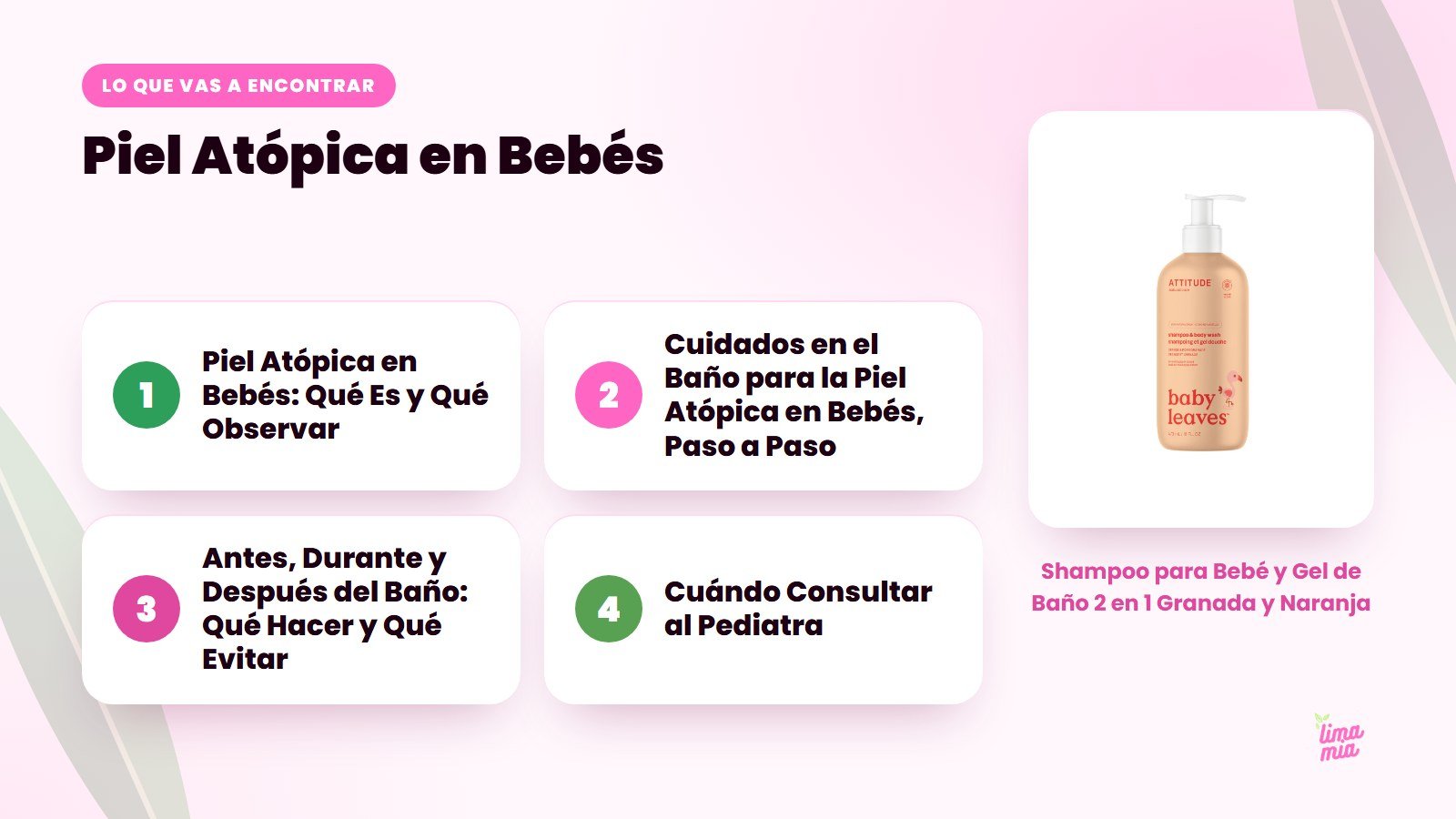 Lo que vas a encontrar en «Piel Atópica en Bebés»: Piel Atópica en Bebés: Qué Es y Qué Observar, Cuidados en el Baño para la Piel Atópica en Bebés, Paso a Paso, Antes, Durante y Después del Baño: Qué Hacer y Qué Evitar, Cuándo Consultar al