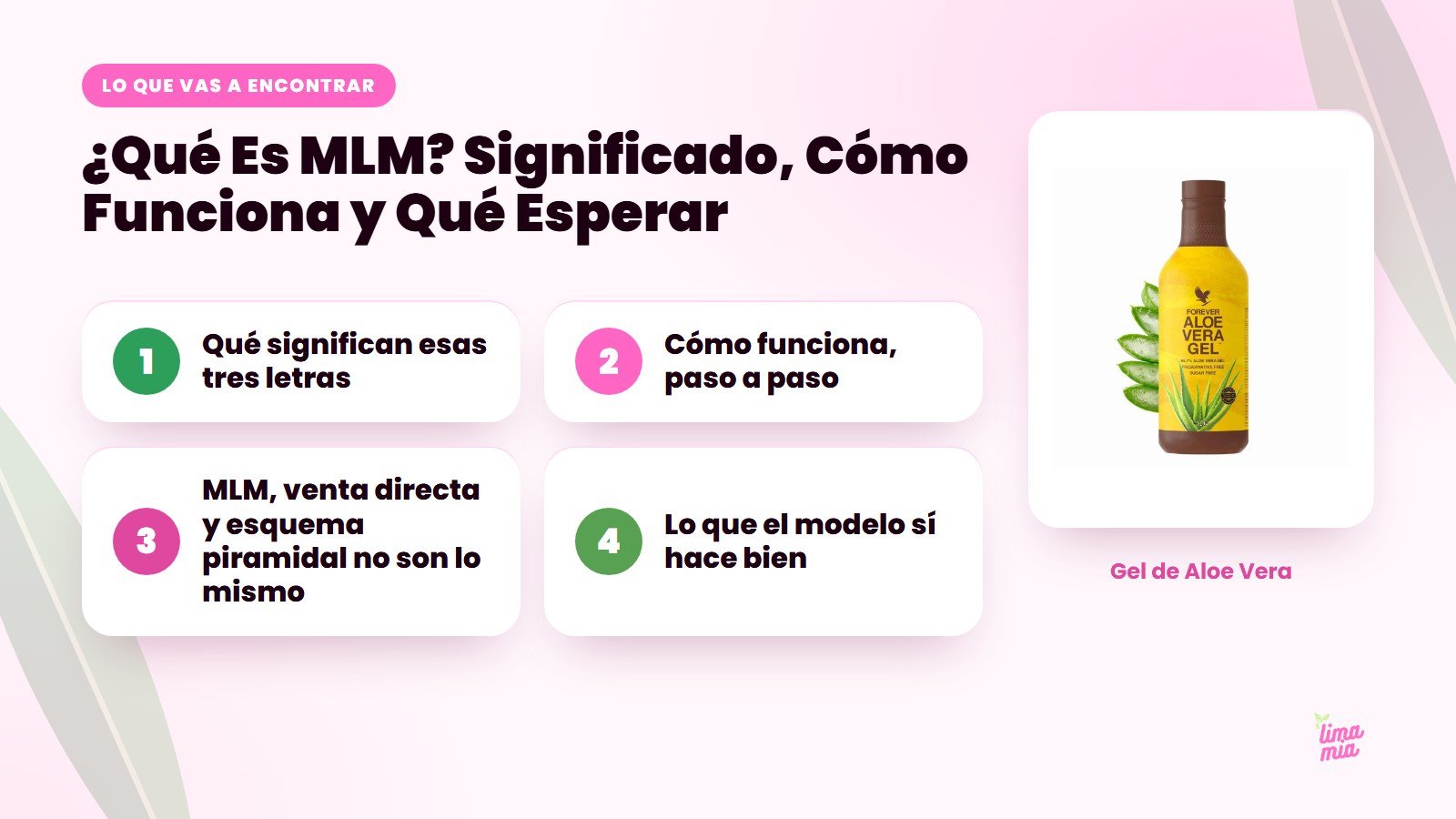 Lo que vas a encontrar en «¿Qué Es MLM? Significado, Cómo Funciona y Qué Esperar»: Qué significan esas tres letras, Cómo funciona, paso a paso, MLM, venta directa y esquema piramidal no son lo mismo, Lo que el modelo sí hace bien