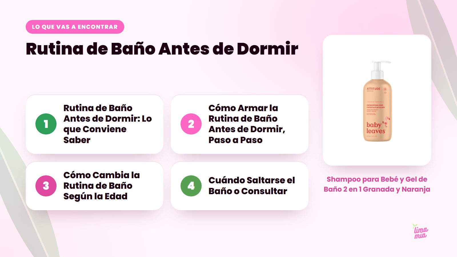 Lo que vas a encontrar en «Rutina de Baño Antes de Dormir»: Rutina de Baño Antes de Dormir: Lo que Conviene Saber, Cómo Armar la Rutina de Baño Antes de Dormir, Paso a Paso, Cómo Cambia la Rutina de Baño Según la Edad, Cuándo Saltarse el Ba