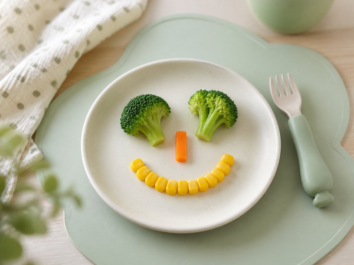 niño que no come verduras