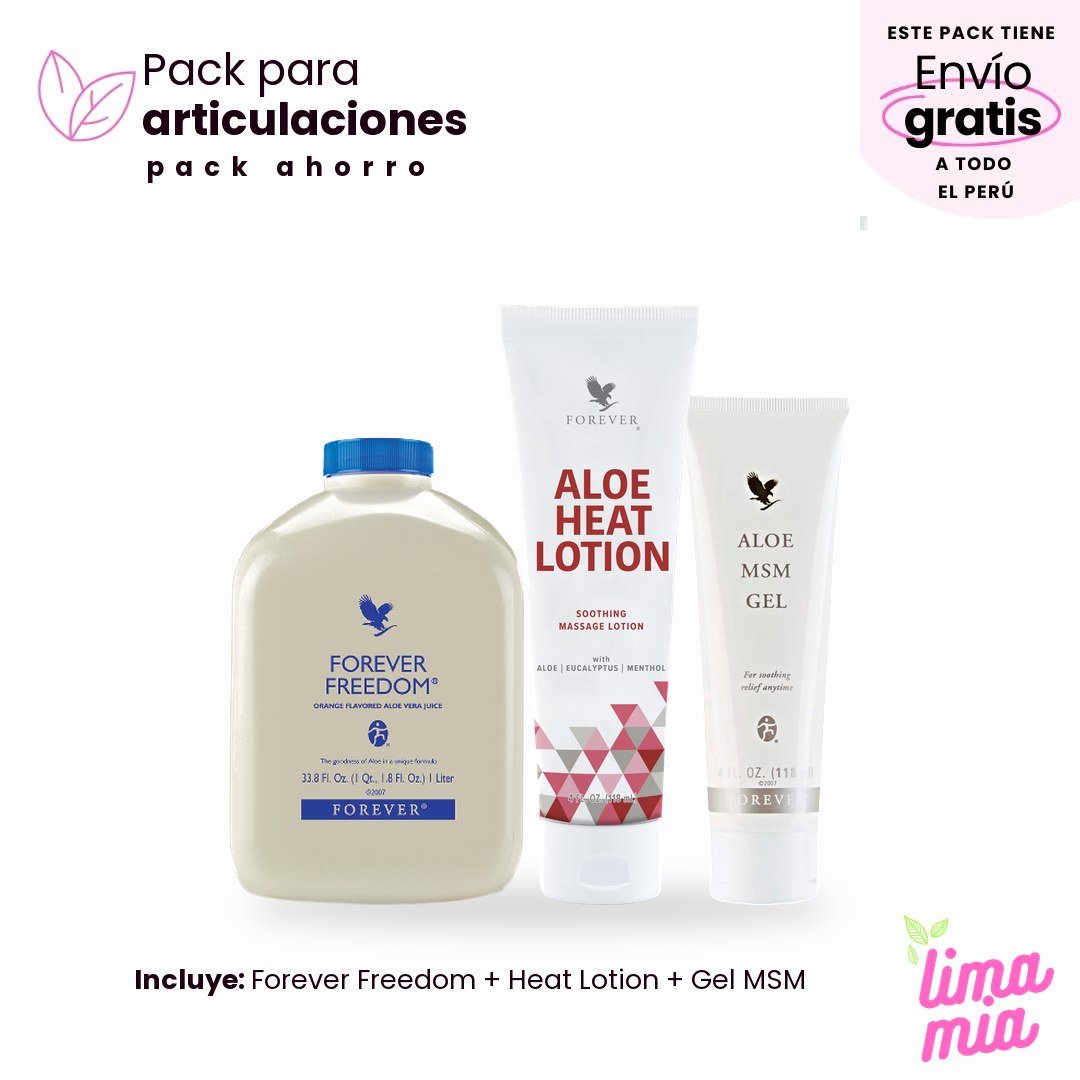 Pack para articulaciones