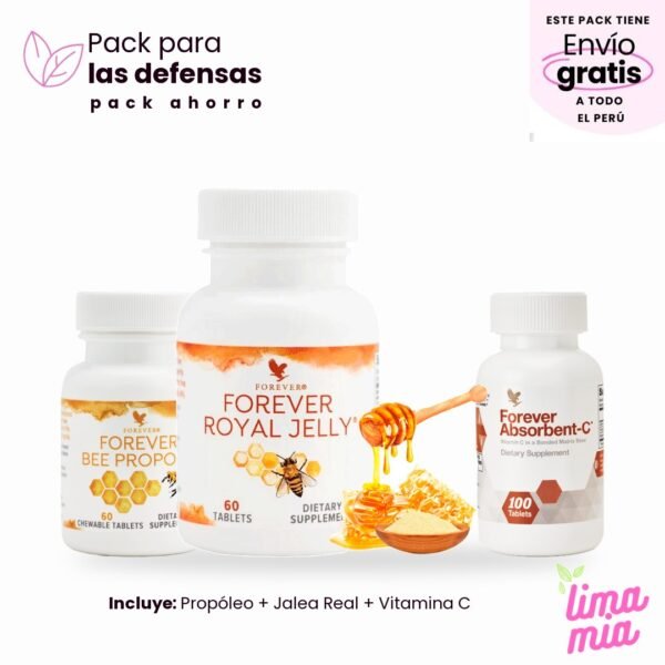Pack para las Defensas – Propóleo + Jalea Real + Vitamina C
