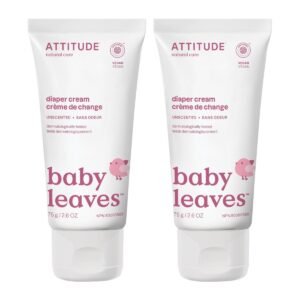 Pack x2 crema para escaldaduras ATTITUDE: 2 tubos de 75 g con óxido de zinc