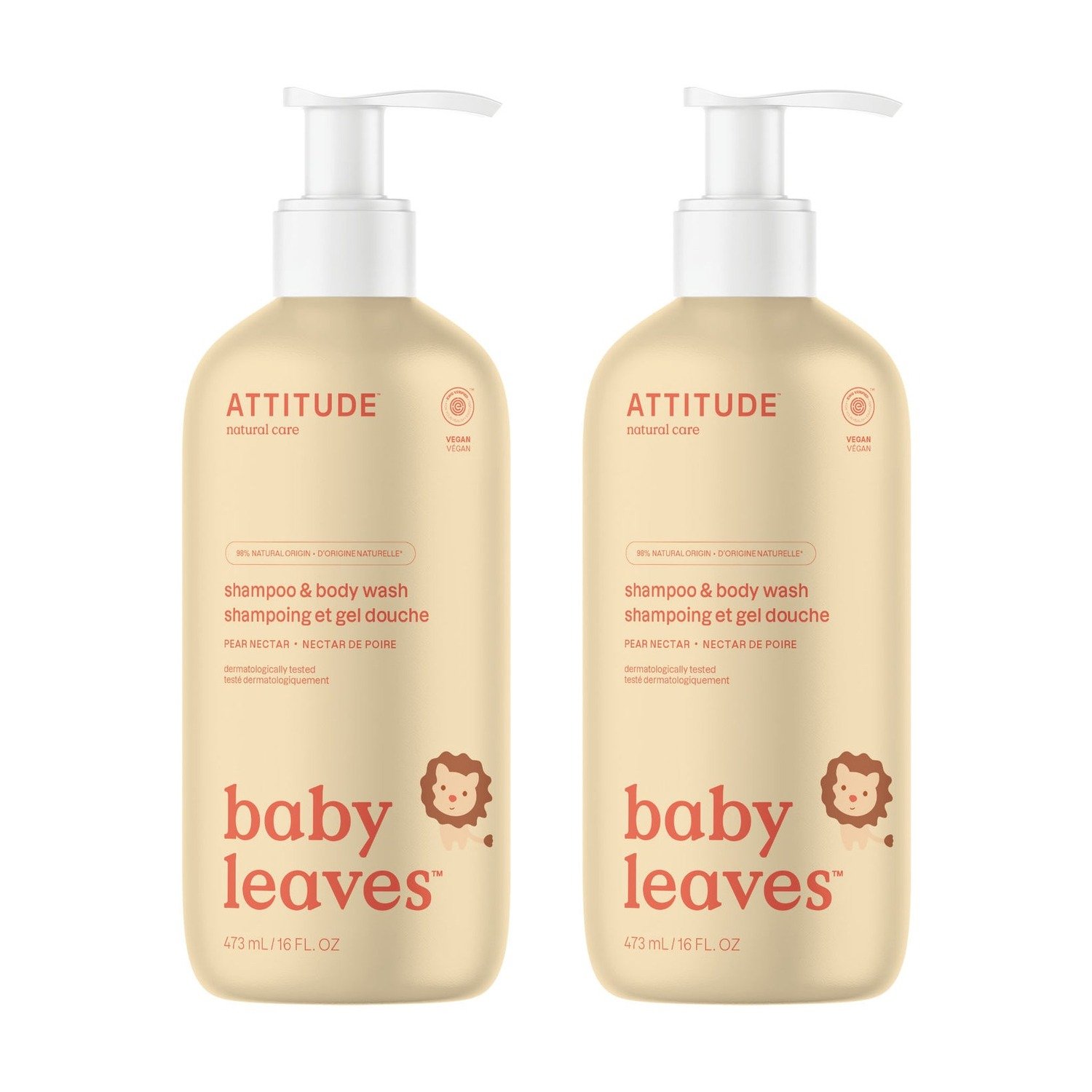 Shampoo para bebé de pera: 2 unidades