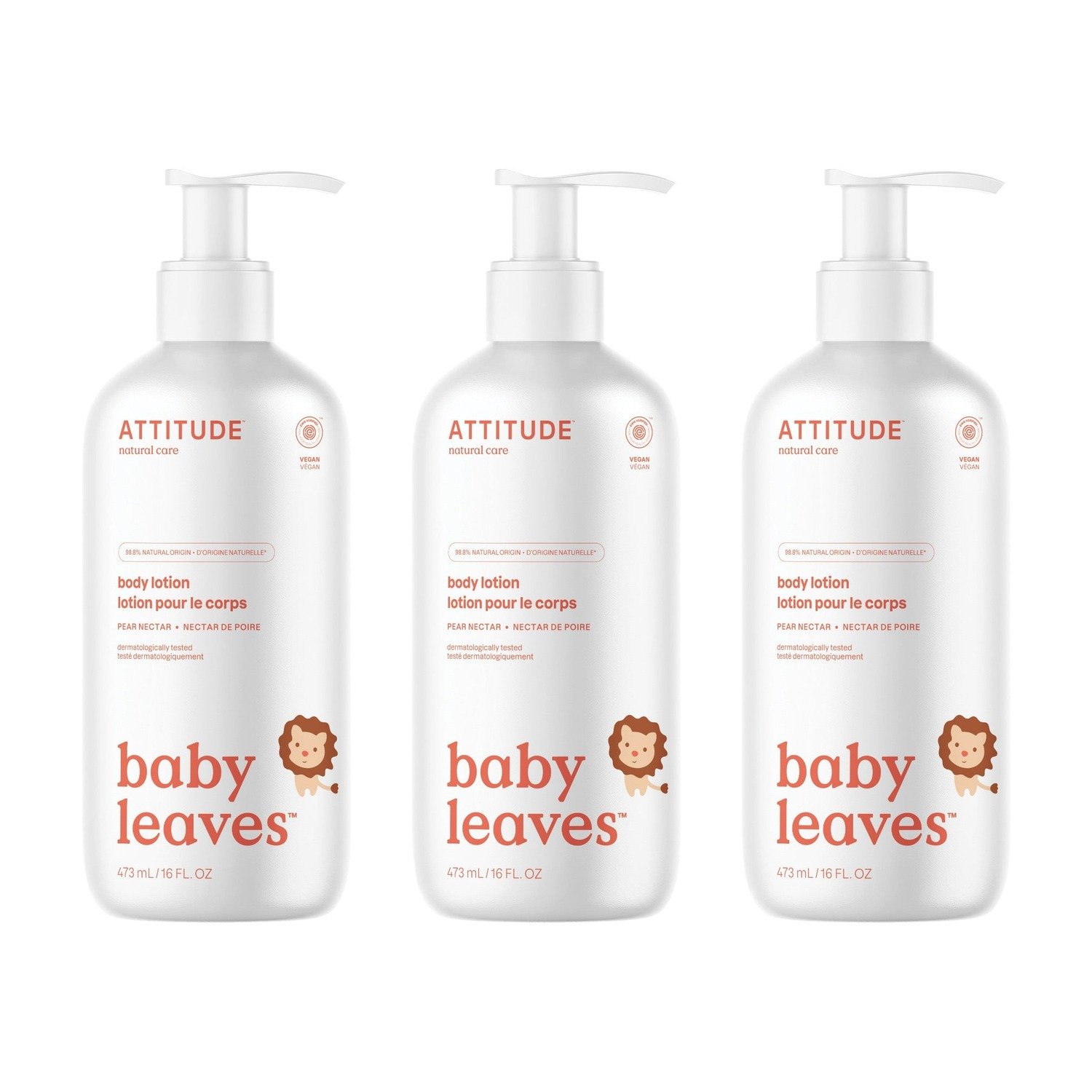 Crema corporal para bebé: 3 unidades