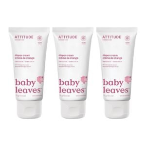 Pack x3 crema para escaldaduras ATTITUDE: 3 tubos de 75 g con óxido de zinc