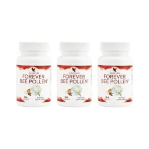 Pack x3 Forever Bee Pollen, polen de abeja: 3 unidades del producto sobre fondo blanco