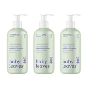 Shampoo para bebé de manzana: 3 unidades