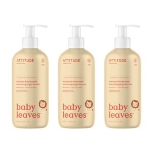 Shampoo para bebé de pera: 3 unidades