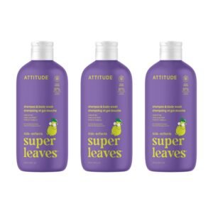 Shampoo para niños de vainilla y pera: 3 unidades