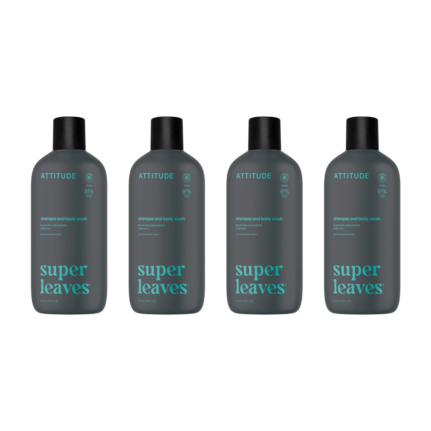 Pack x4 shampoo anticaspa natural: 4 unidades