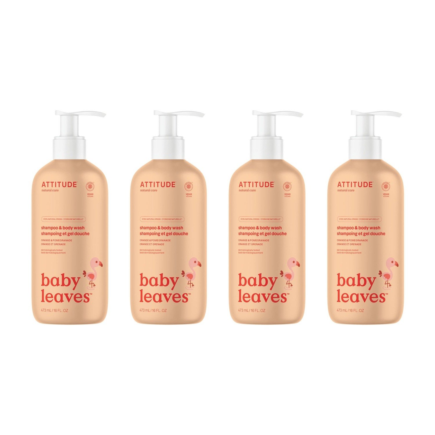 Pack x4 shampoo para bebé: 4 unidades