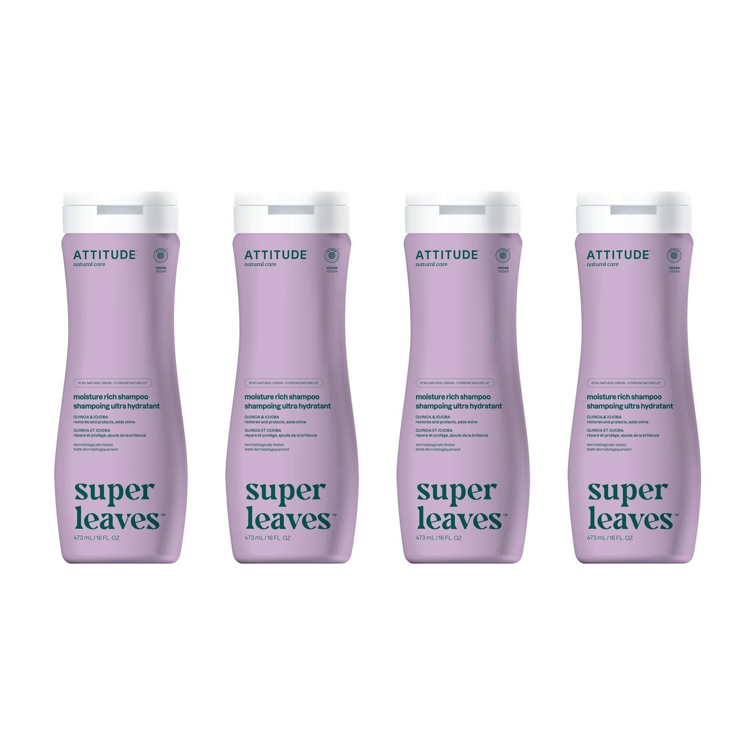 Pack x4 shampoo para cabello seco: 4 unidades