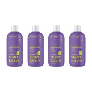 Shampoo para niños de vainilla y pera: 4 unidades