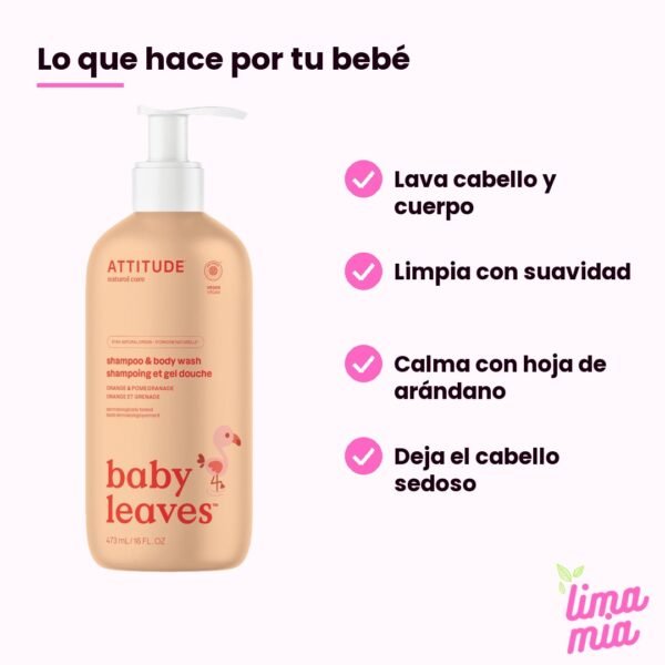 Shampoo para bebé ATTITUDE: lo que hace por tu bebé
